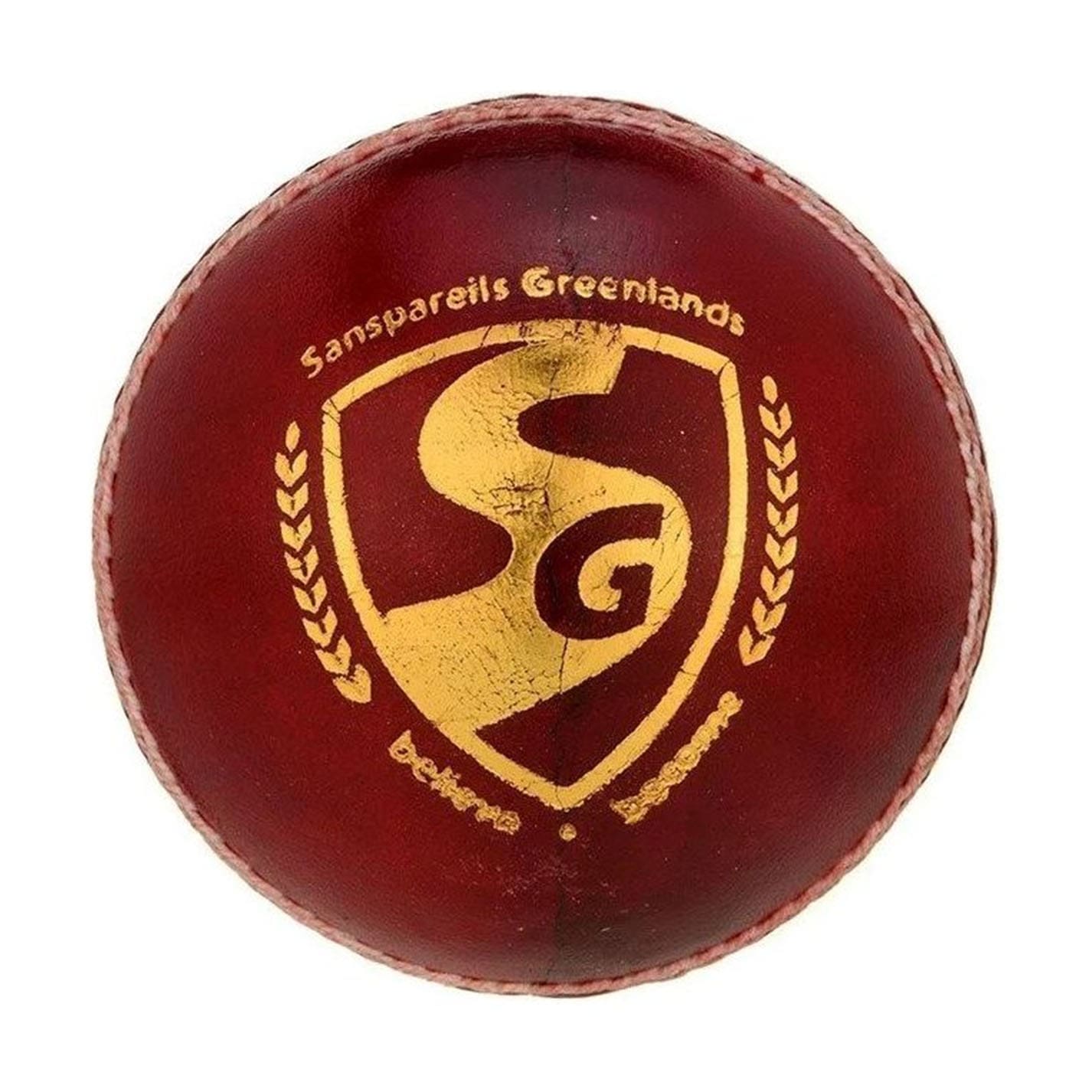 SG CLUB™ RED CRICKET LEATHER BALL