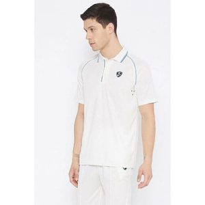 SG Legend Half Sleeve Cricket Shirt Whites