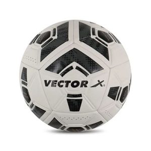 VECTOR X SYNERGY FOOTBALL - SIZE: 5 (PACK OF 1) - WHITE-BLACK