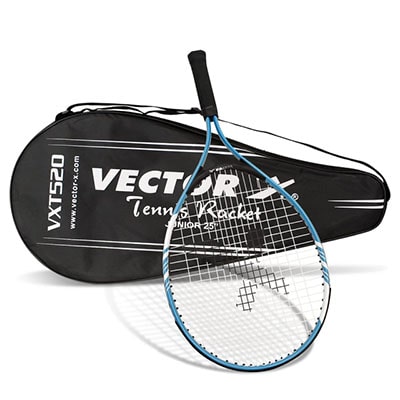 VECTOR X VXT 520 25 INCHES WITH FULL COVER STRUNG TENNIS RACQUET